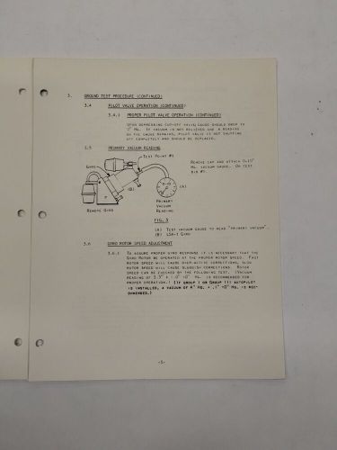 Brittain industries mooney &#034;positive control&#034; operation &amp; service instructions