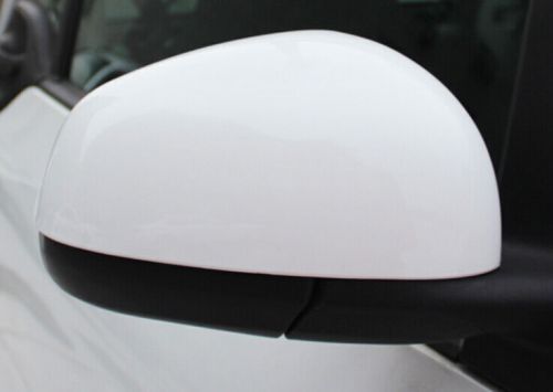 Cover trim abs white exterior rear view mirror for benz smart fortwo 2015-2020