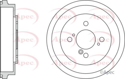 Brake drum rear drm9204 apec 4351168l00 genuine top quality guaranteed new