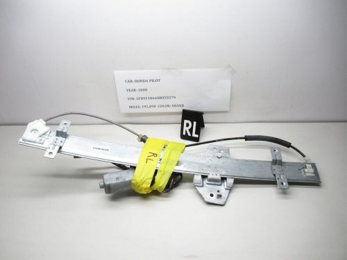 03-08 honda pilot rear left side door window motor&amp;regulator 72750-s9v-a02 oem