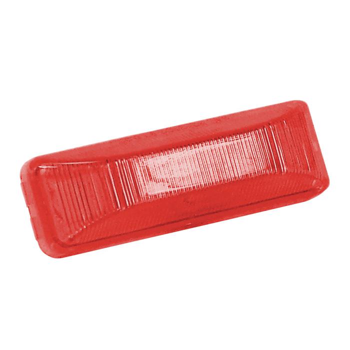 Blazer pc rated sealed 2-bulb marker light- red, #b488r