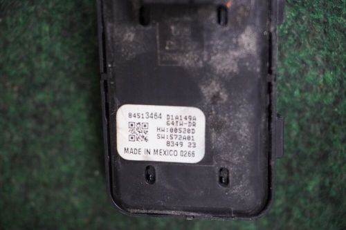 2019 chevrolet eqiunox driver side window switch oem 84513464