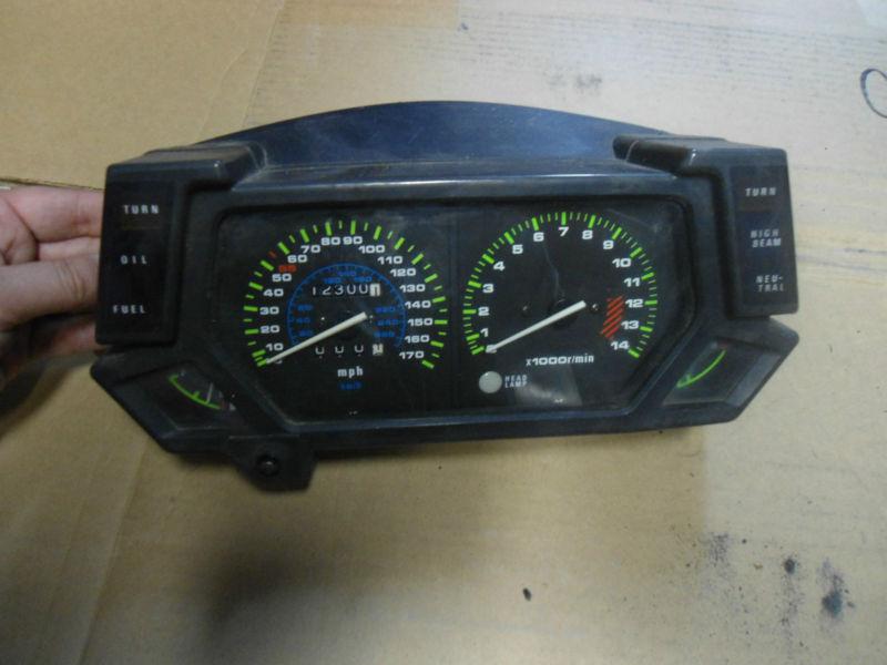 1987 kawasaki ninja zx750 zx 750 750r speedometer gauge instrument cluster