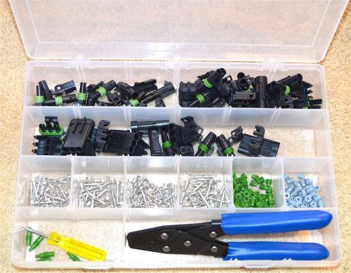 Delphi weather pack connector starter kit #33s  244 pieces   weatherpack