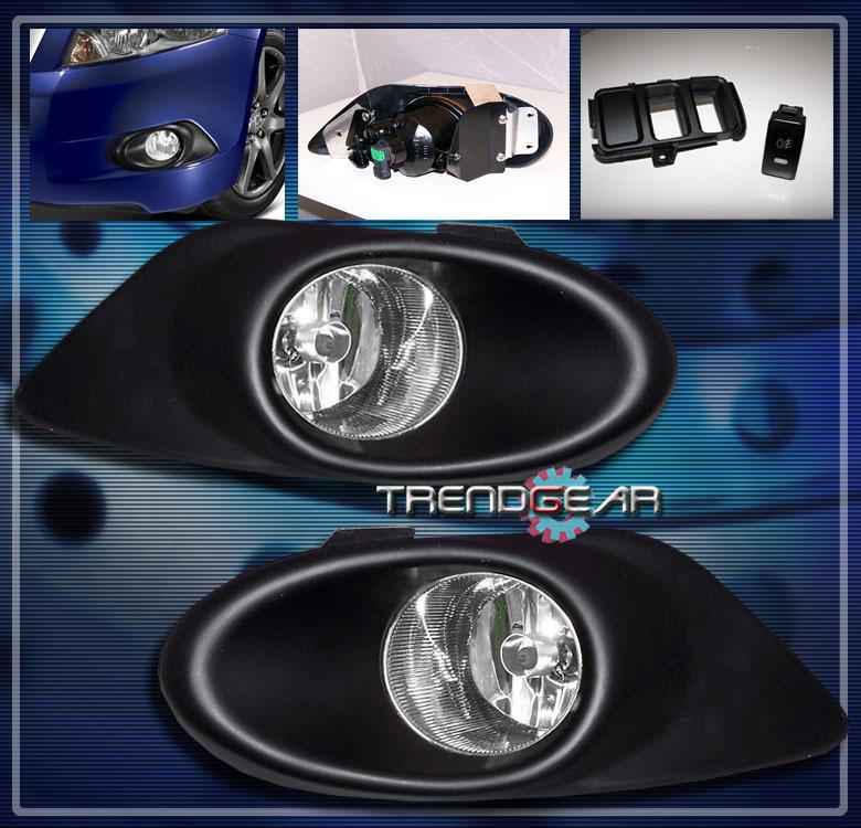 08 09 10 honda accord 4dr ex ex-l lx lx-p jdm bumper fog light lamp w/oem switch