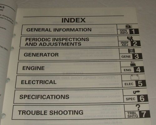 Yamaha edl6500s generator service manual