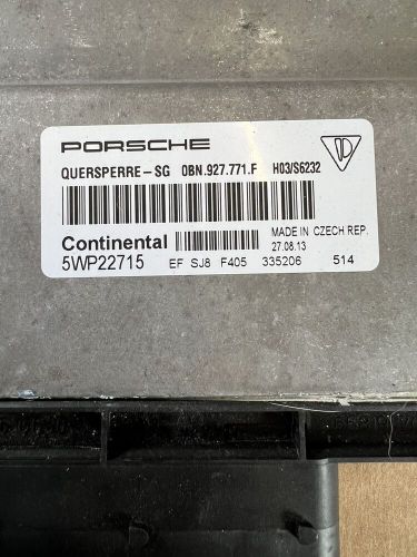 Porsche cayenne gts 2014 differential lock transfer case module 95861802403