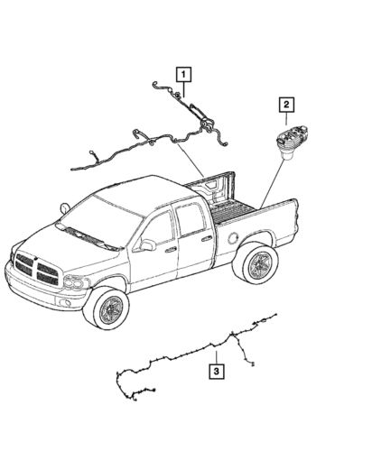 Genuine mopar chassis wiring 68166727ad