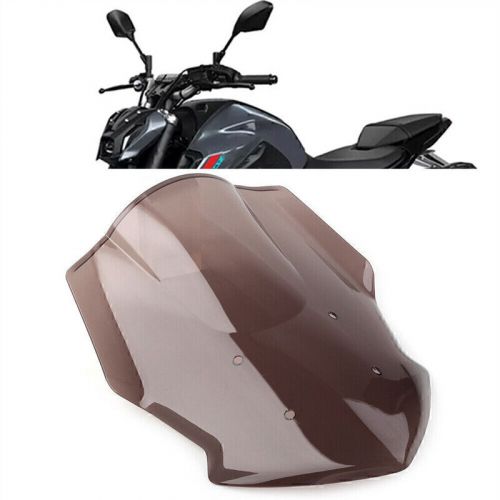 Windshield windscreen wind deflector w/ bracket for yamaha mt-07 2018-2020 tan