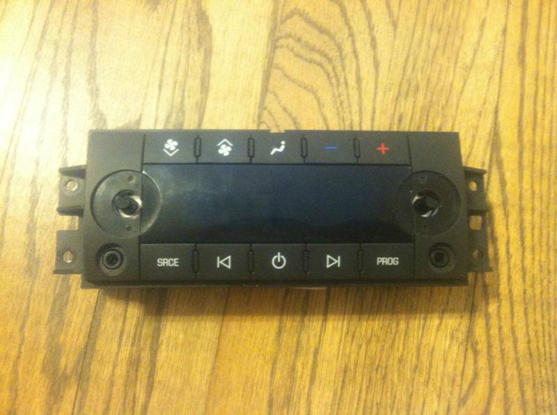 2007-2013 sierra silverado suburban tahoe yukon rear radio ac climate control