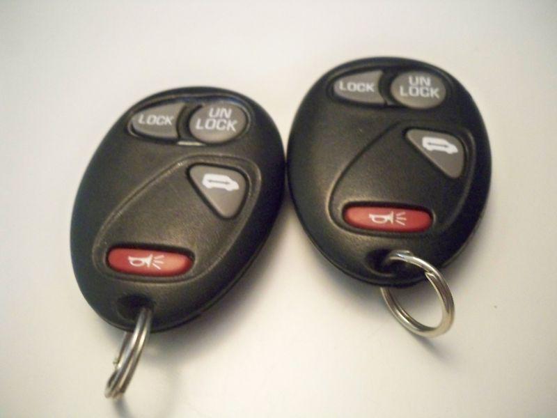 2-gm delphi montana silhouette venture keyless entry key fob remote 9364556-4575