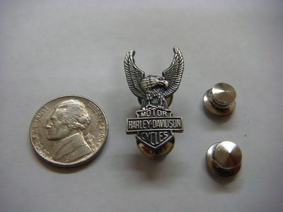Vintage harley davidson eagle hat/lapel pin no reserve *nr* #3