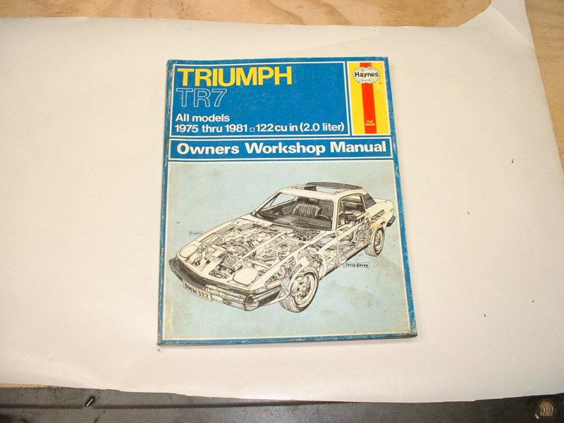 Triumph tr7 haynes workshop manual