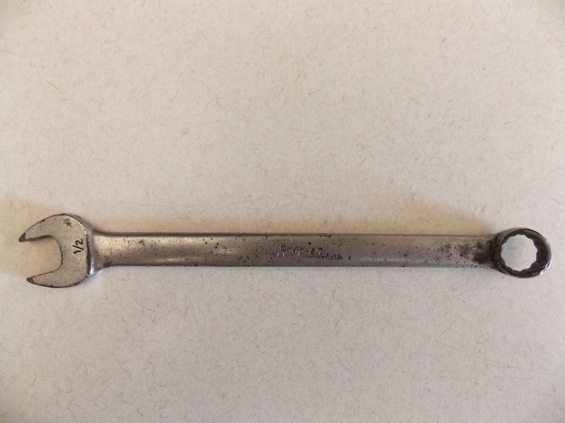 Snapon 1/2 inch combination wrench, oex 16 made in u.s.a.