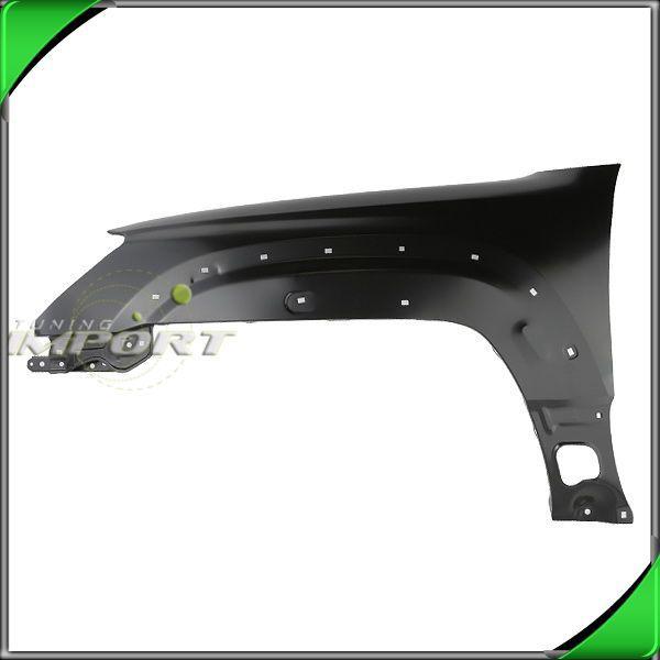 2003-2005 toyota 4-runner left front fender primed black steel replacement lh