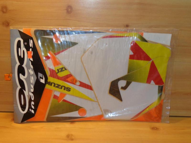 2007 suzuki rmz450 rmz 450 number plate background graphics new one industries