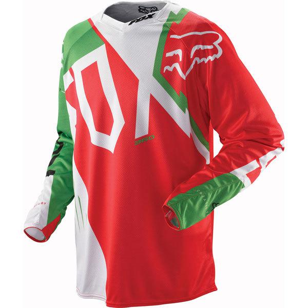 Red l fox racing 360 fallout jersey 2013 model