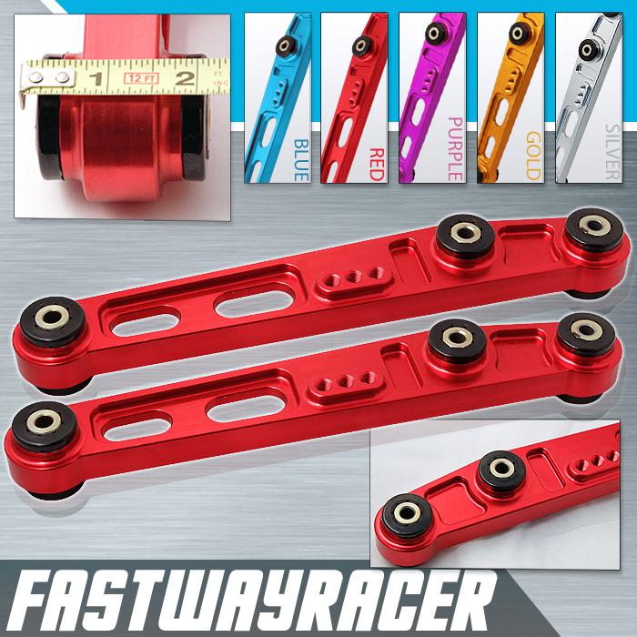 88-95 civic 90-01 integra red rear lower control arm arms suspension lca eg dc2