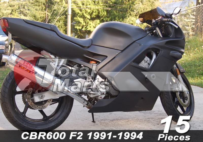 Fairing for honda cbr600f2 cbr600 f2 1991 1992 1993 1994 abs matte black fa4616