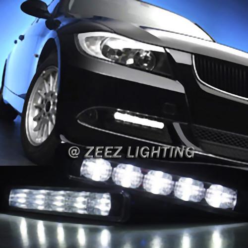 High power ultra bright white led daytime running light kit day drl fog toyota