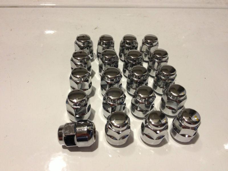 Honda original 19mm lug nuts (medium depth 1-1/8") 20 pcs for oe  alum. wheels