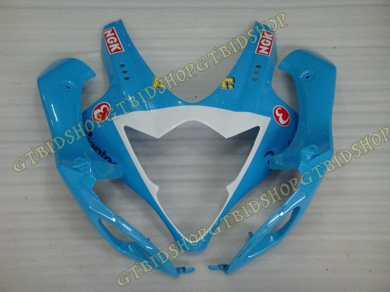 Universal front fairing for suzuki gsxr 1000 gsxr1000 k5 2005 2006 blue white