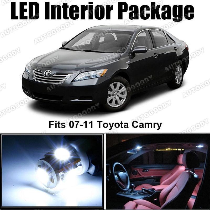 6 x white led lights interior package deal toyota camry