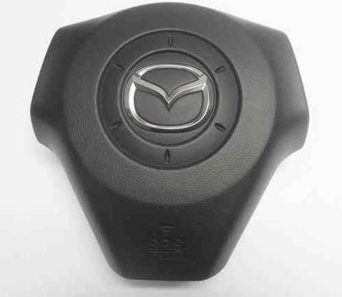 2004-2009 mazda 3 drivers wheel air bag black oem lkq