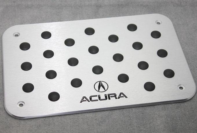 Thick aluminum floor carpet mat pedal pad fit acura rlx tl tsx ilx zdx mdx rdx