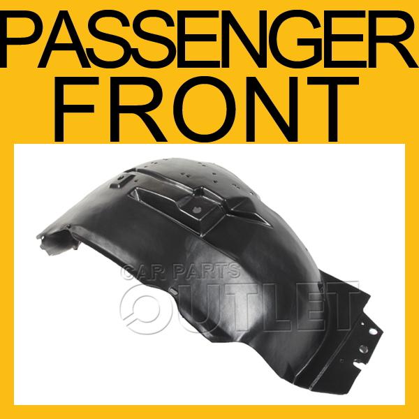 01-05 ford explorer sporttrac passenger side front fender liner splash shield rh