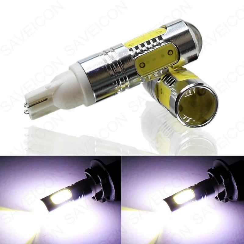 2 x t10 168 5-smd cree emitter 7.5 w super bright led reverse back up lights