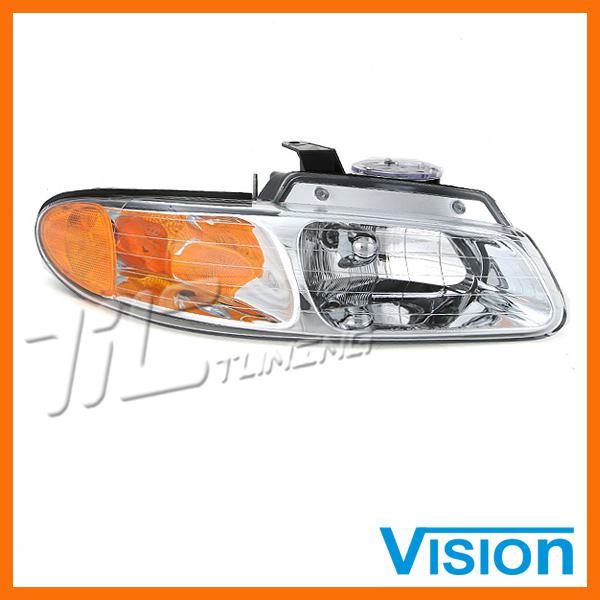 96-99 plymouth voyager le se expresso rh passenger head light lamp assembly new