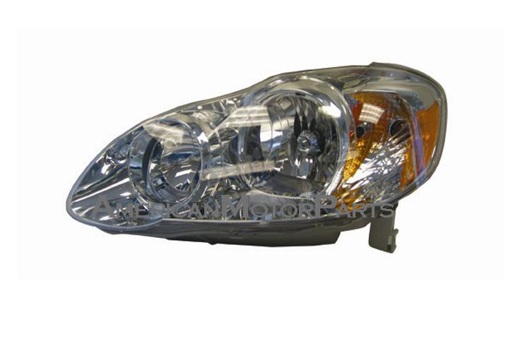 Depo driver & passenger replacement headlight halogen type 01-04 volvo s70 v70