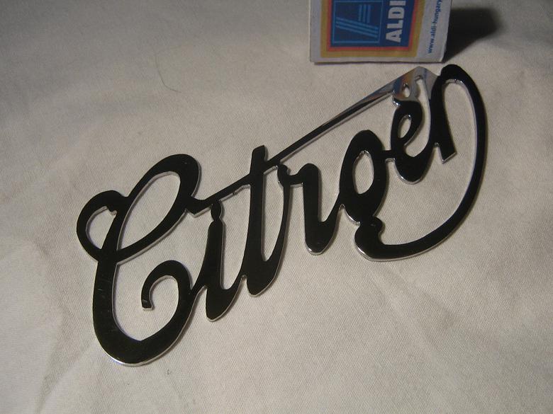 Citroen 1919 logo, metal, new (jus-cit-3n)