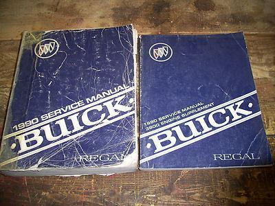 1990 buick regal factory issue repair manuals