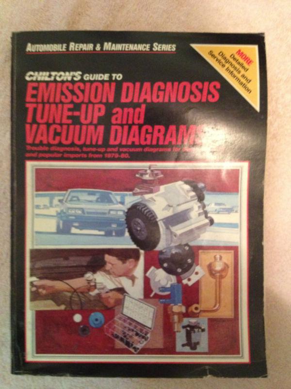 1979-1980 chiltons manual emission diagnosis tune-up & vacuum diagrams 