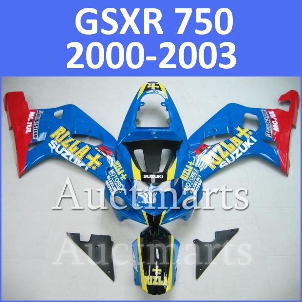 Fit suzuki 00 01 02 03 gsxr 750 gsx-r750 2000 2001 2002 2003 fairing k1 b14 d03