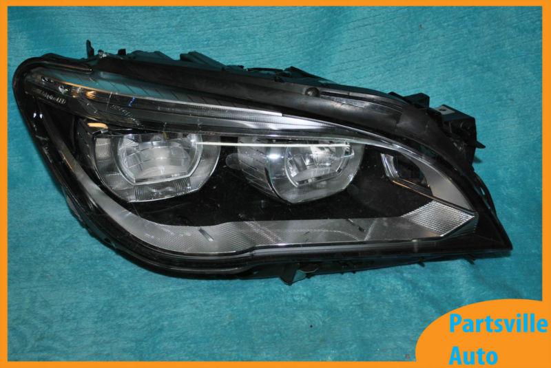 2013-2014 bmw 7 series 740 750 760 b7 right rh bi-xenon hid afs headlight oem