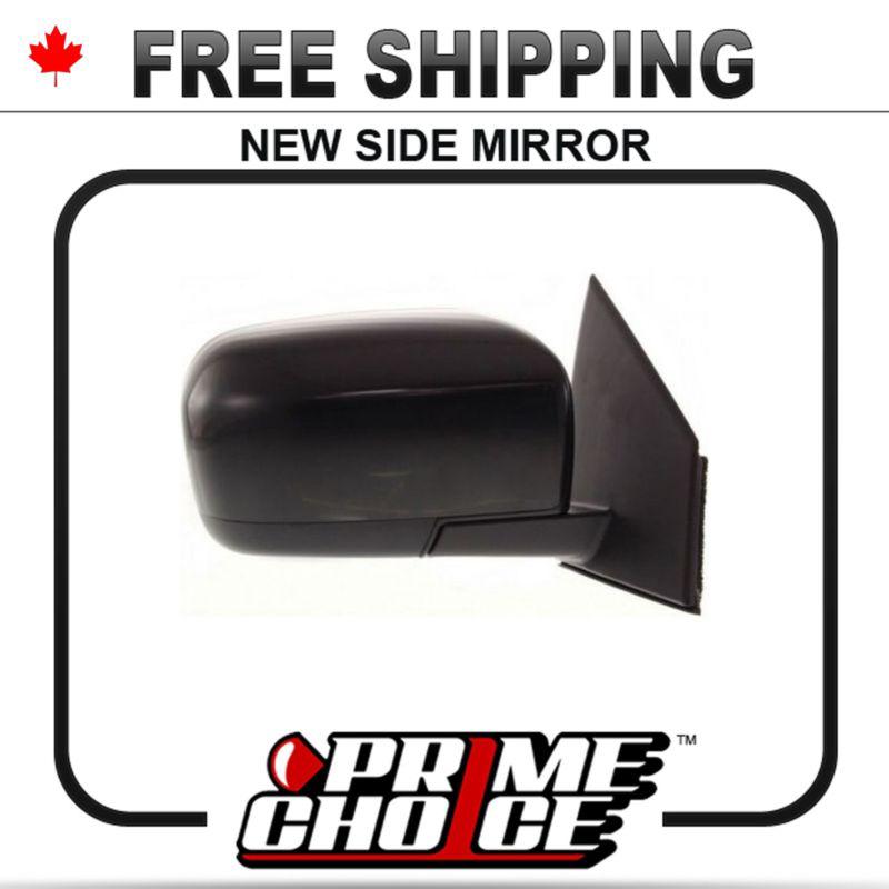 New power non heated passengers side view door mirror