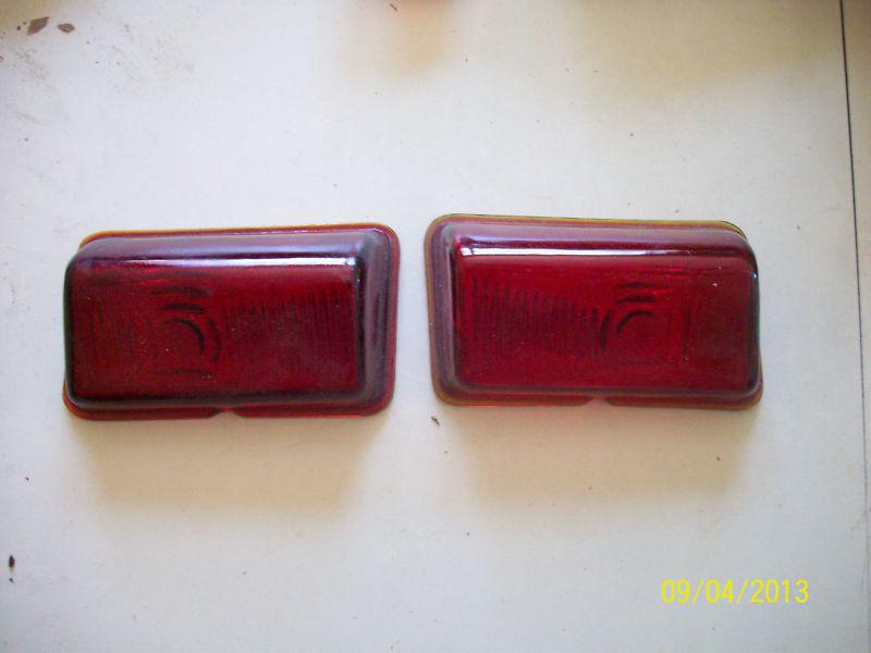 Nos 1946-1948 dodge, . -  glass rear tail lens  pair