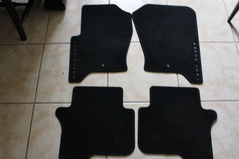 03/2009 land rover lr3 / lr4  oem floor mats black