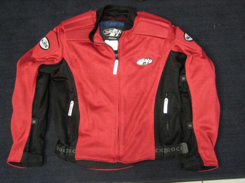 Mens xl joe rocket ballistic mesh protective motorcycle jacket coat riding 
