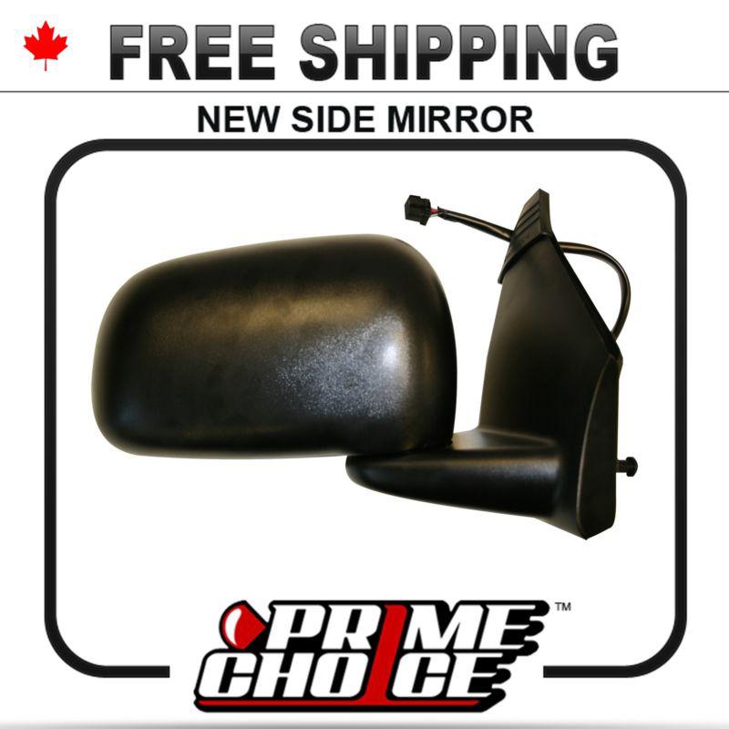 New electric power black passenger side view mirror durango 2004-2007 right door