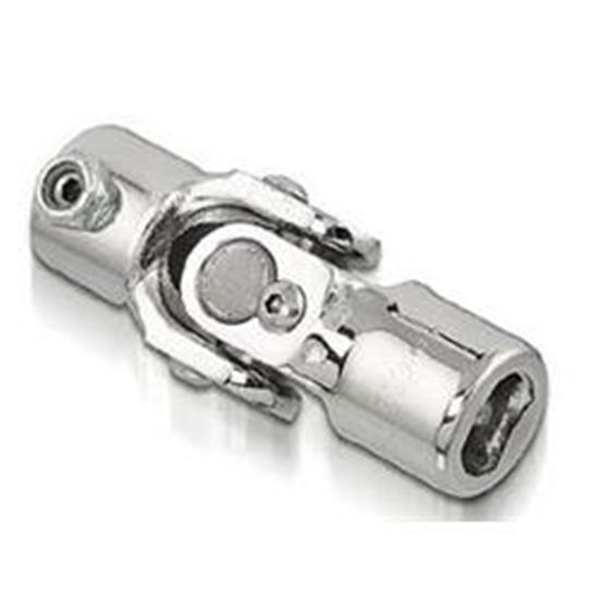 Sweet chrome corvette u-joint, 17mm splined to 3/4" dd