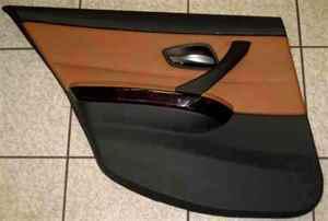 2011 bmw 328 leather left rear door trim panel oem