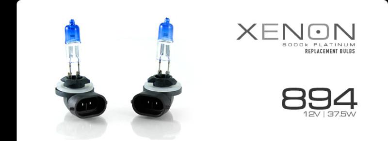 #1 premium super white 894 881 efx xenon bulbs fog lights foglights blue tint