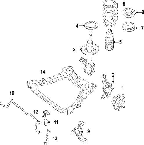 Nissan 54400ja00a genuine oem factory original crossmember