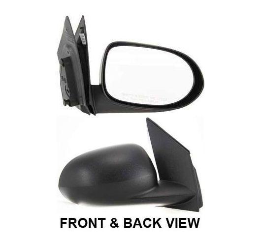 New manual passengers side door mirror for a dodge caliber