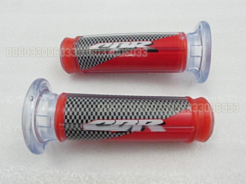 Hand grip fit for honda cbr universal plastic red 7/8 inch