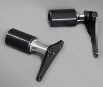 Black gytr frame sliders yamaha fz6r 09 10 11 12 13 2009 2010 2011 2012 2013